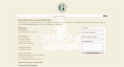 Desktop Screenshot of kontakt.whiskyfaessla.de